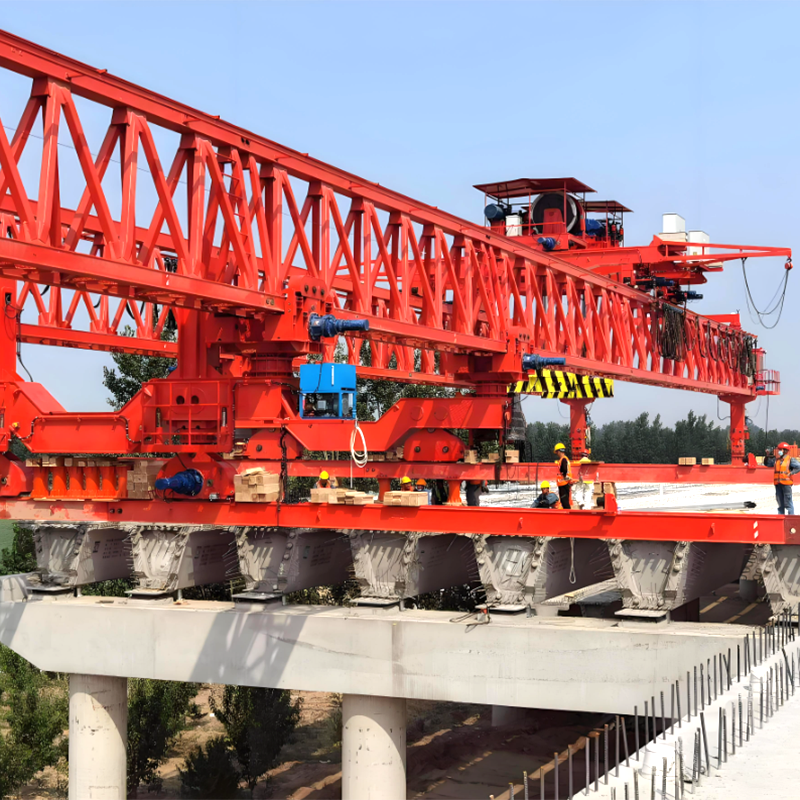 Composant structurel de machine de montage de ponts en acier au carbone