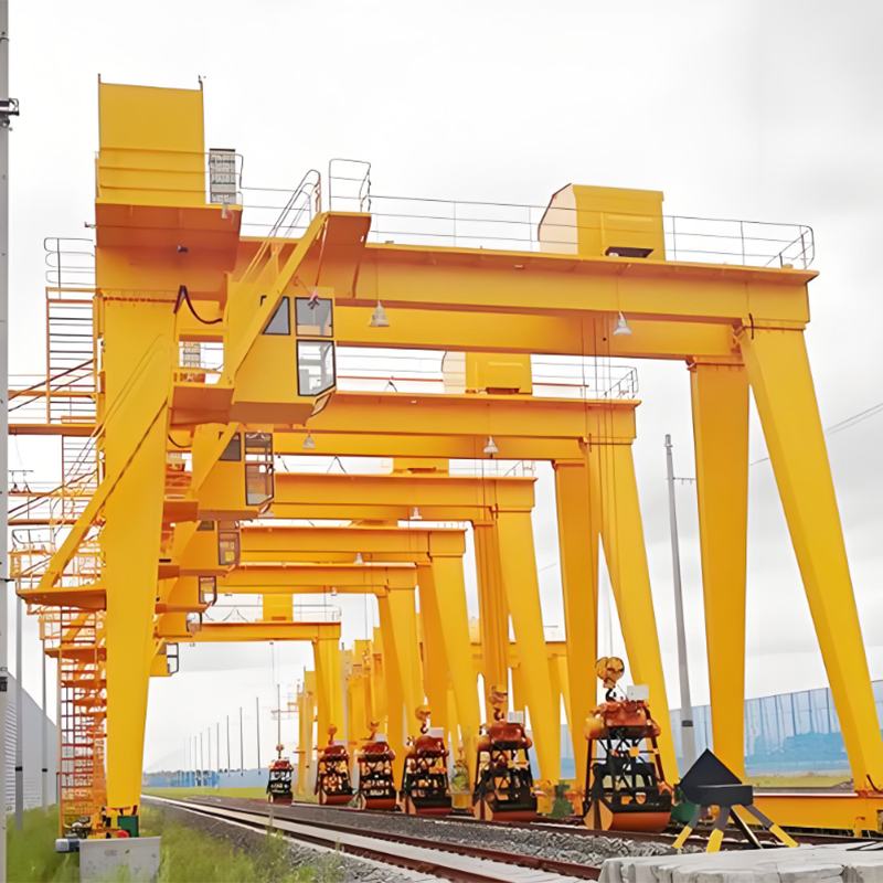Composant structurel de grue à portique en acier au carbone