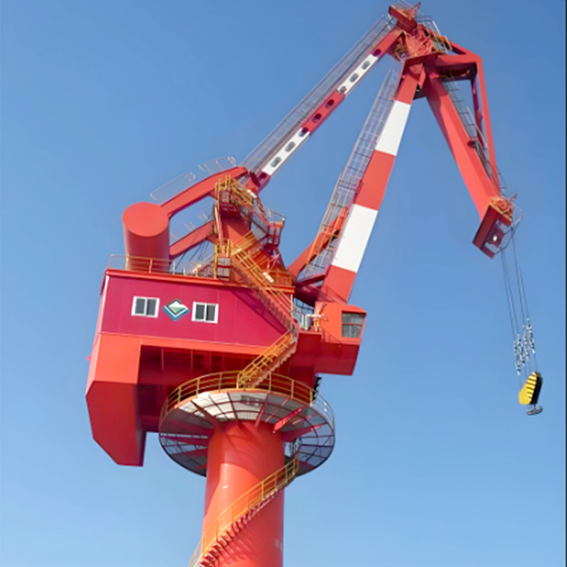 Composant structurel de haute résistance de grue de portique de port d'acier au carbone